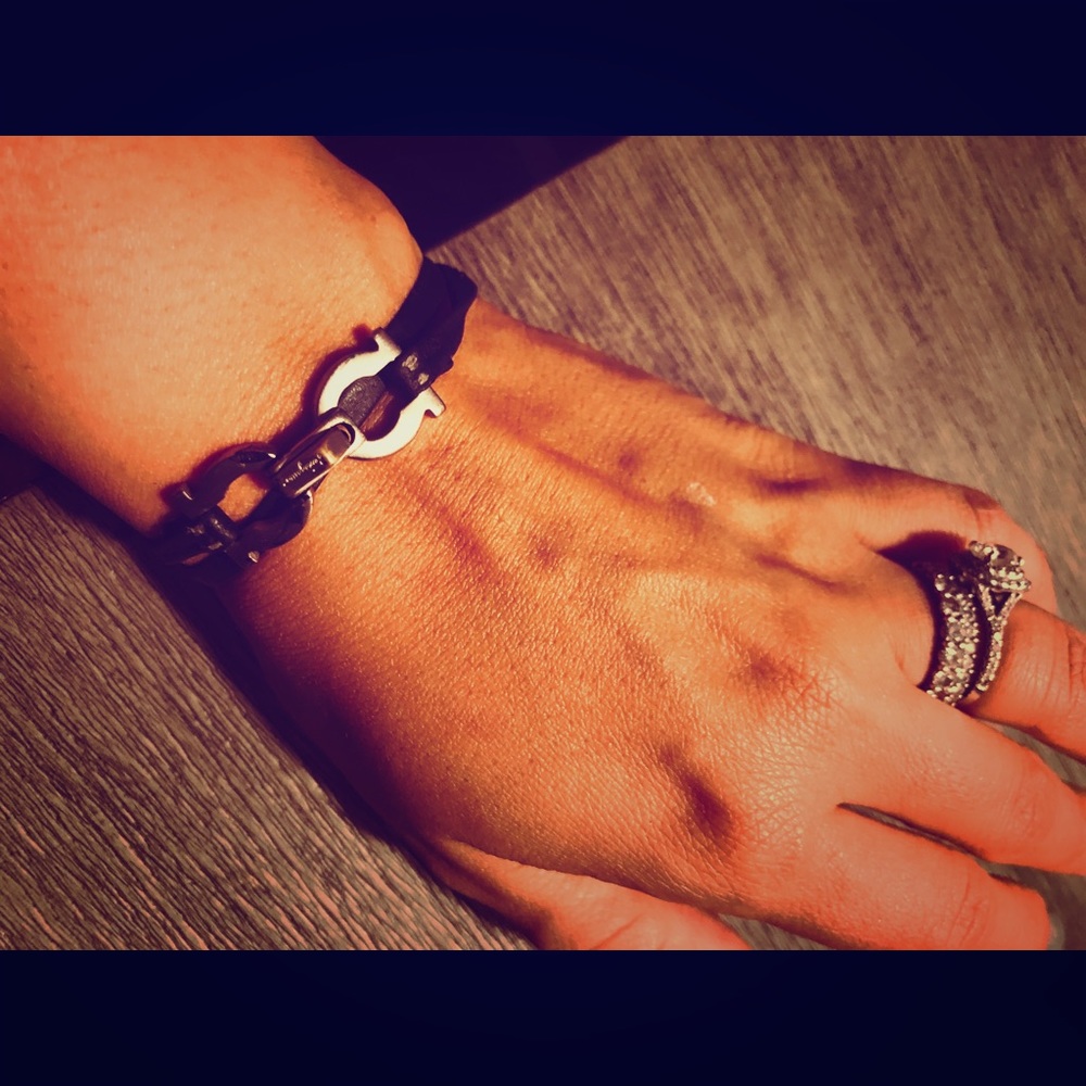 Salvador Ferragamo leather bracelet
